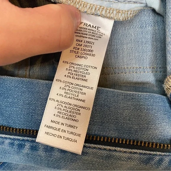 Frame Le One Skinny Jeans in Caspio Blue Size 2 Fits 30-34 New With Tags